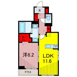 ミル　タンドレスの物件間取画像